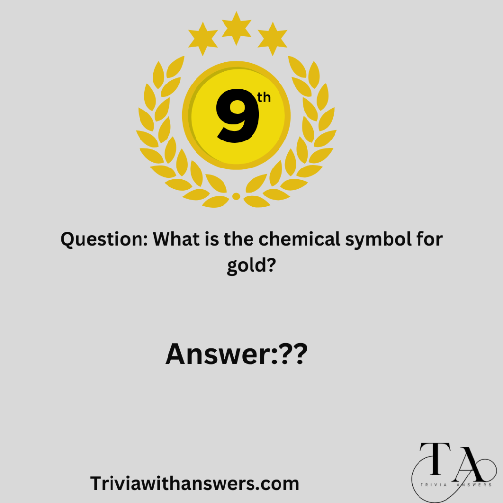 "9th Grade Trivia Questions and Answers"