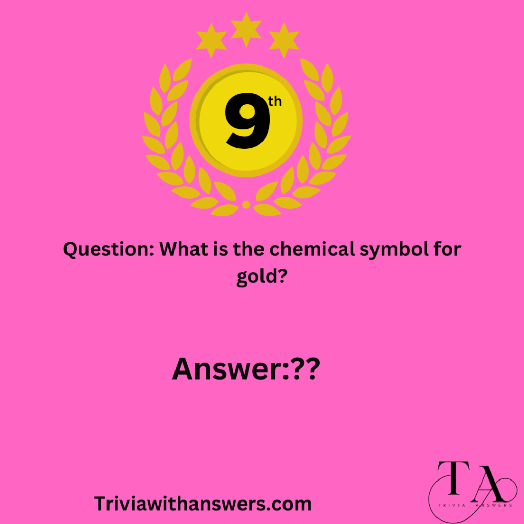 "9th Grade Trivia Questions and Answers"