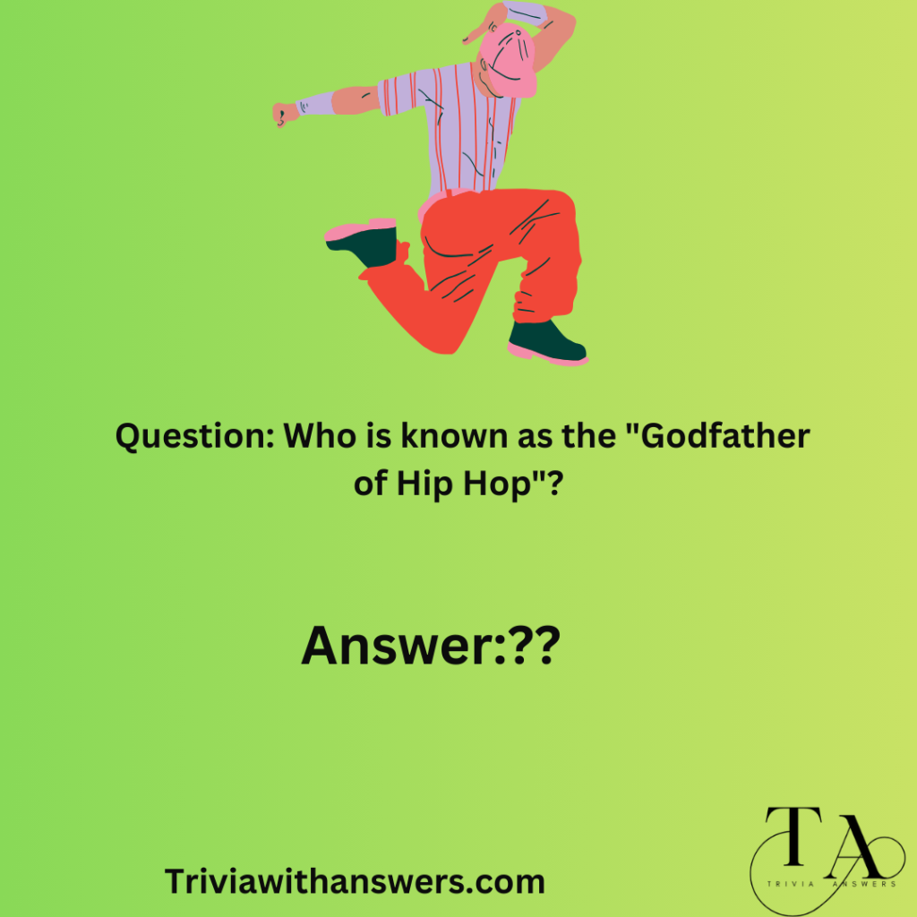 "Hip Hop Trivia Questions and Answers"