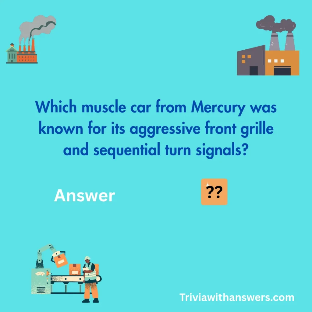 "Muscle Car Trivia Questions and Answers"