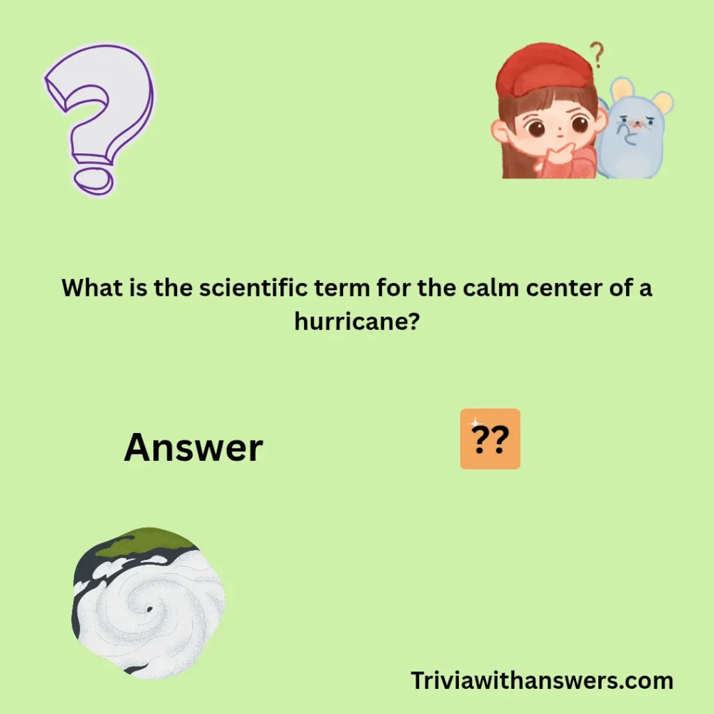 "Hurricane Trivia Questions"