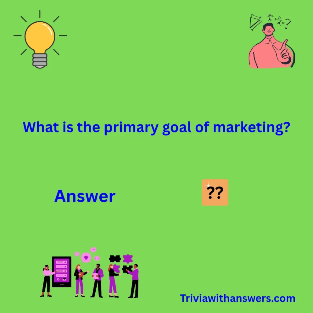 "Marketing Trivia Questions"