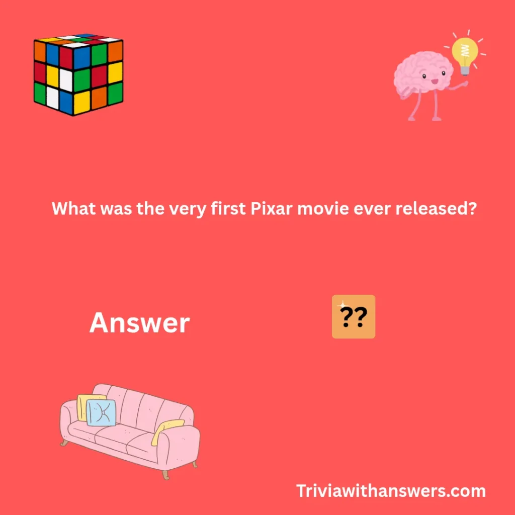 "Pixar questions and answers"
