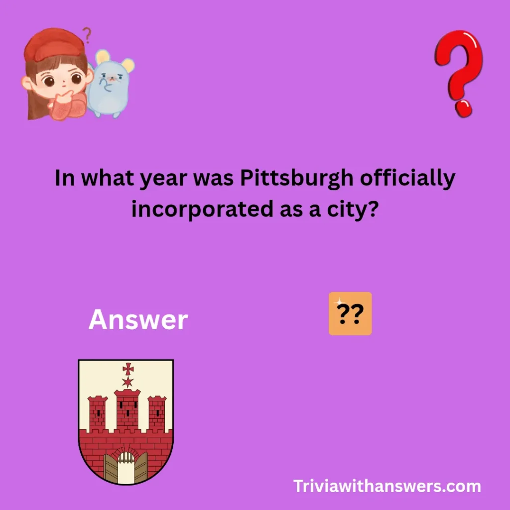 "Pittsburgh Questions And Answers"