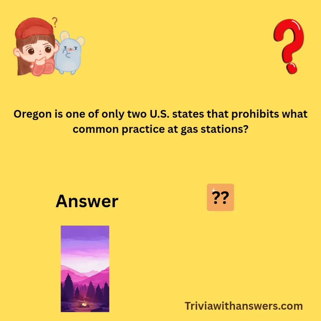 "Oregon Trivia Questions And Answers"