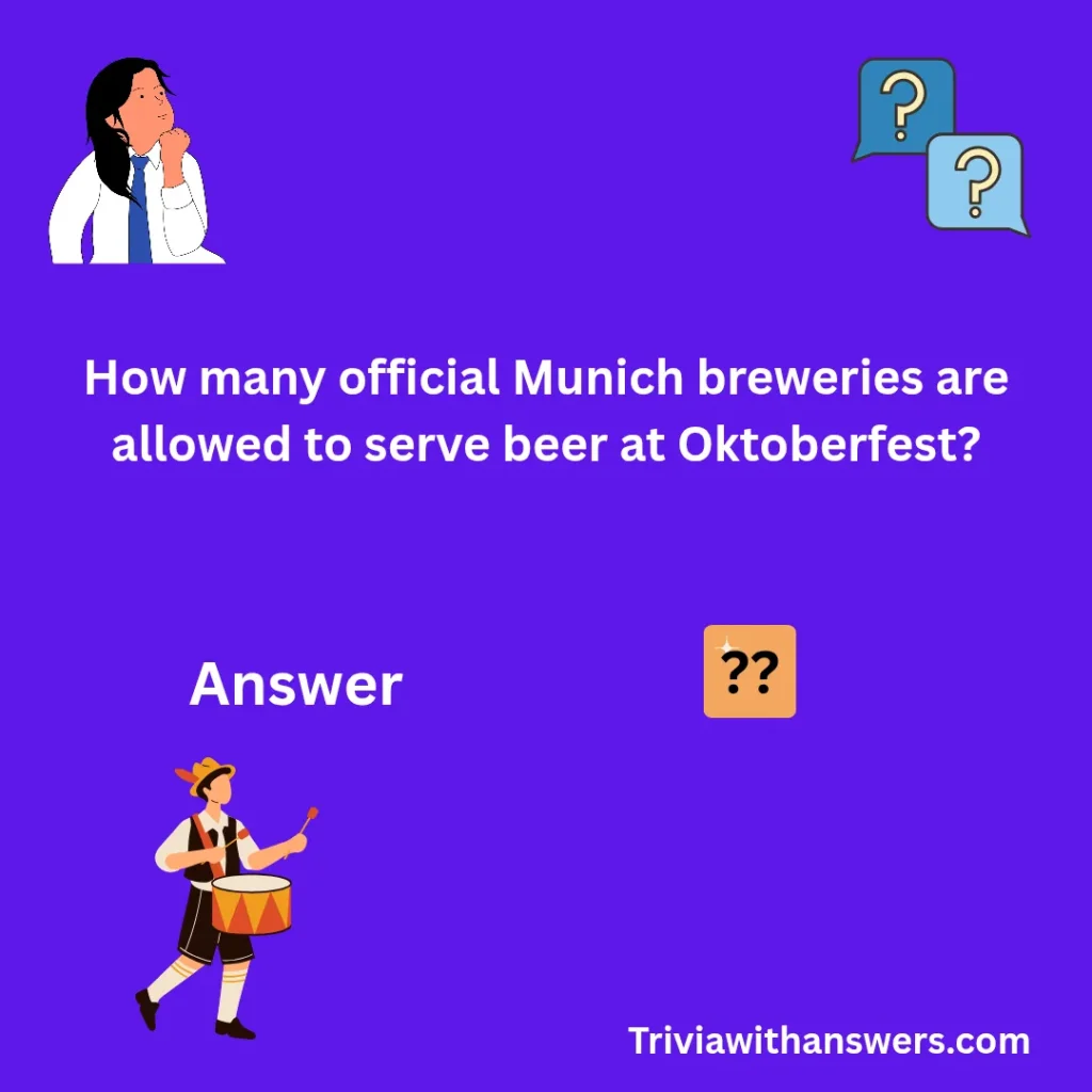 "Oktoberfest Trivia Questions"