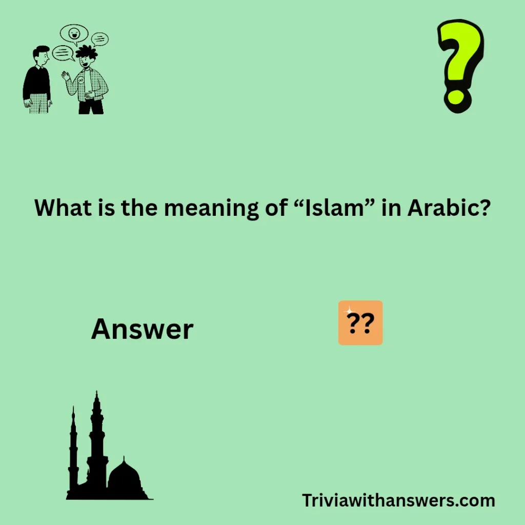 ""Islamic Trivia Questions""