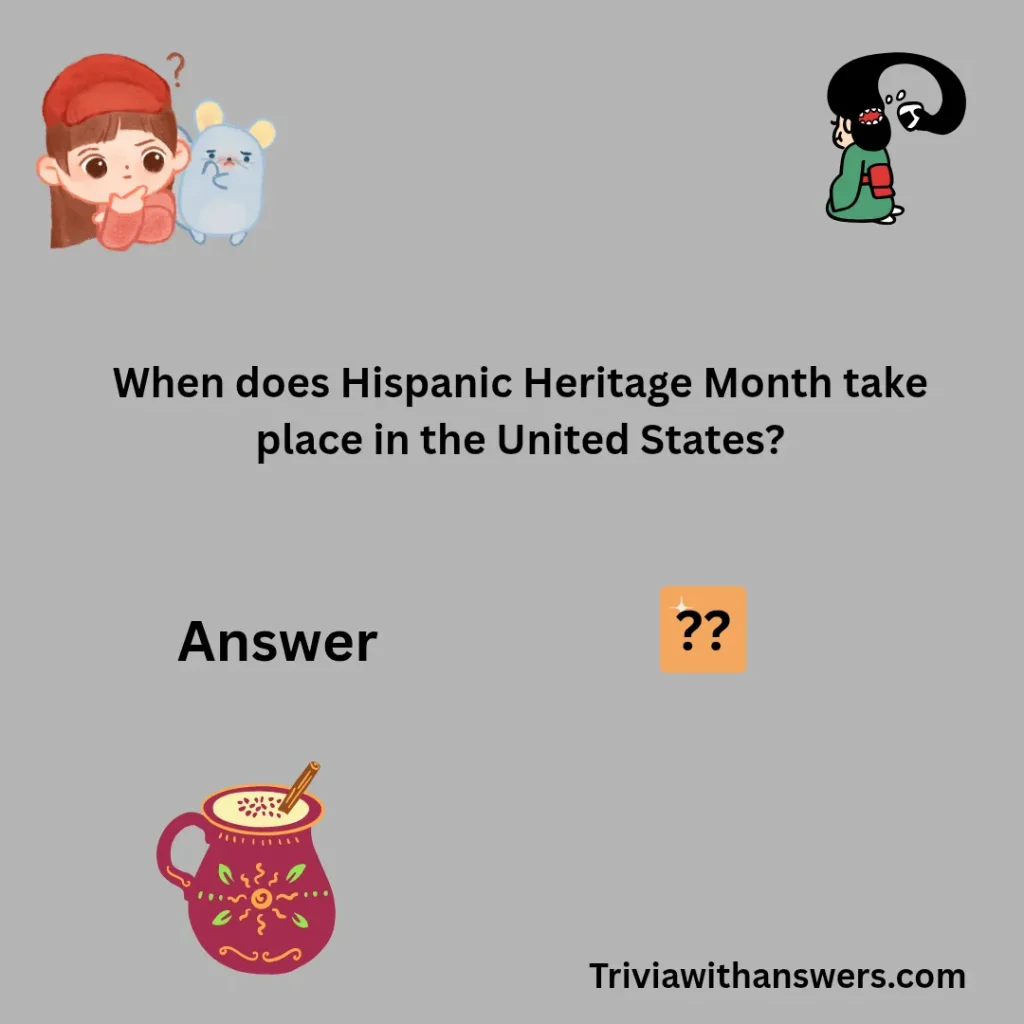 "Hispanic Trivia Questions and Answers"