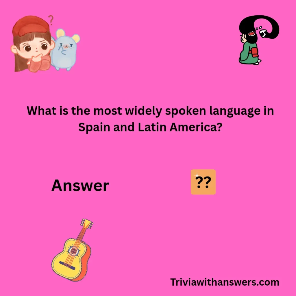 "Hispanic Trivia Questions and Answers"