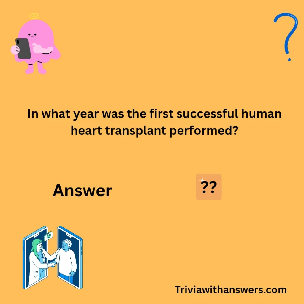 "Healthcare Trivia Questions and Answers"