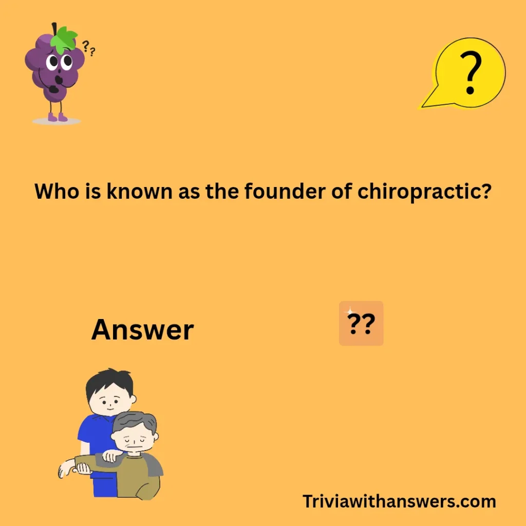 "Chiropractic Trivia Questions and Answers"