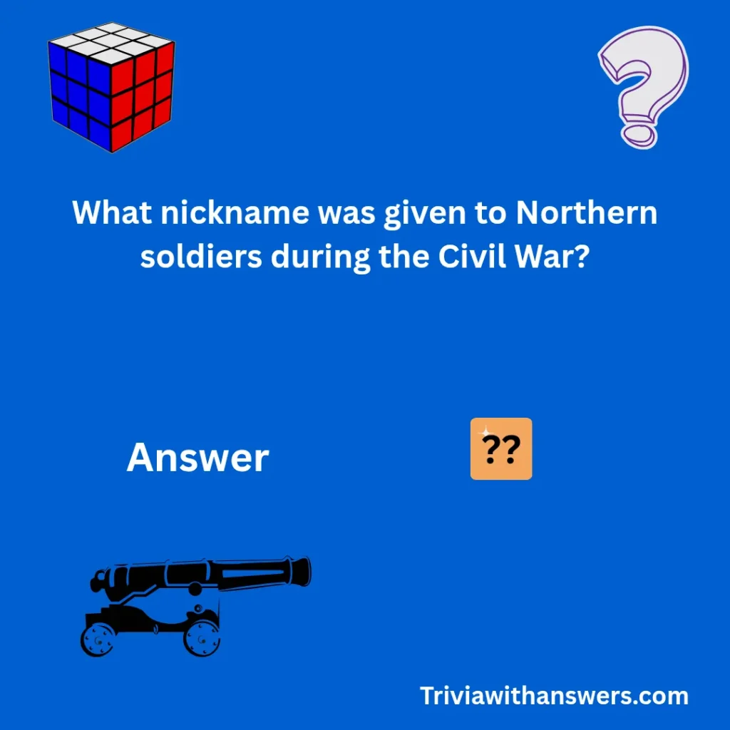 "Civil War Trivia Questions"
