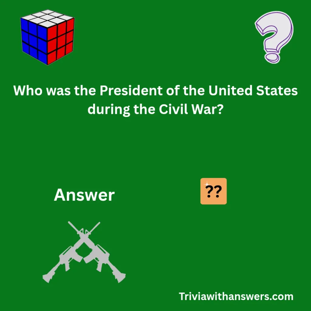 "Civil War Trivia Questions"