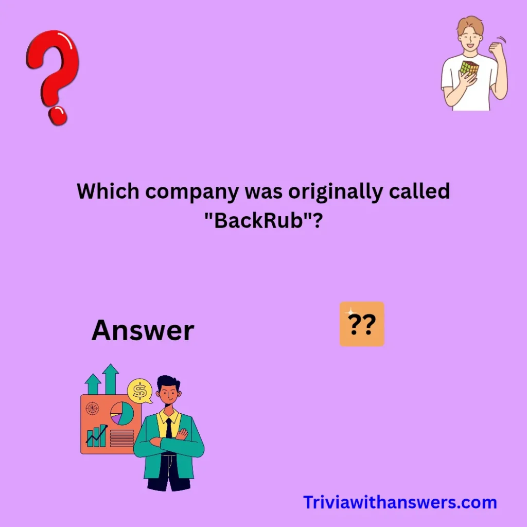 "Business Trivia Questions"