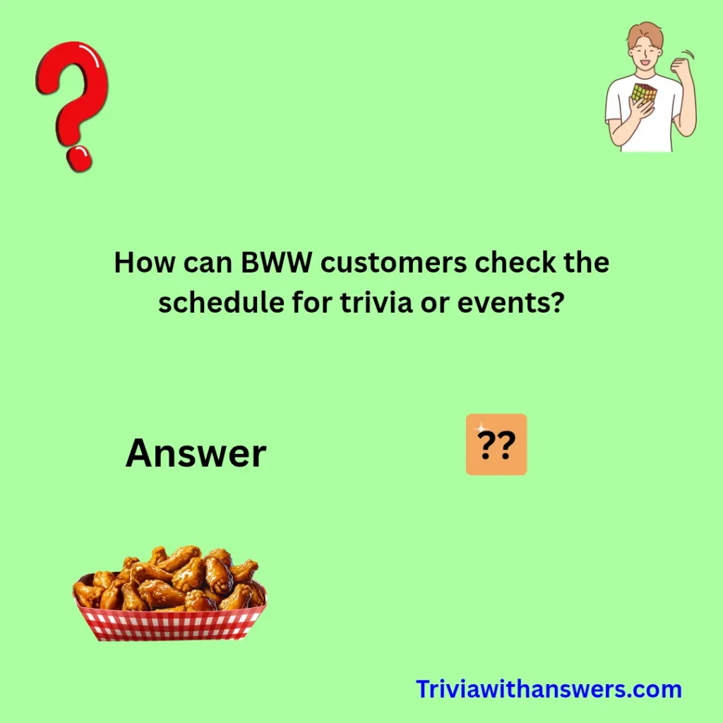 "Buffalo Wild Wings Trivia Questions"