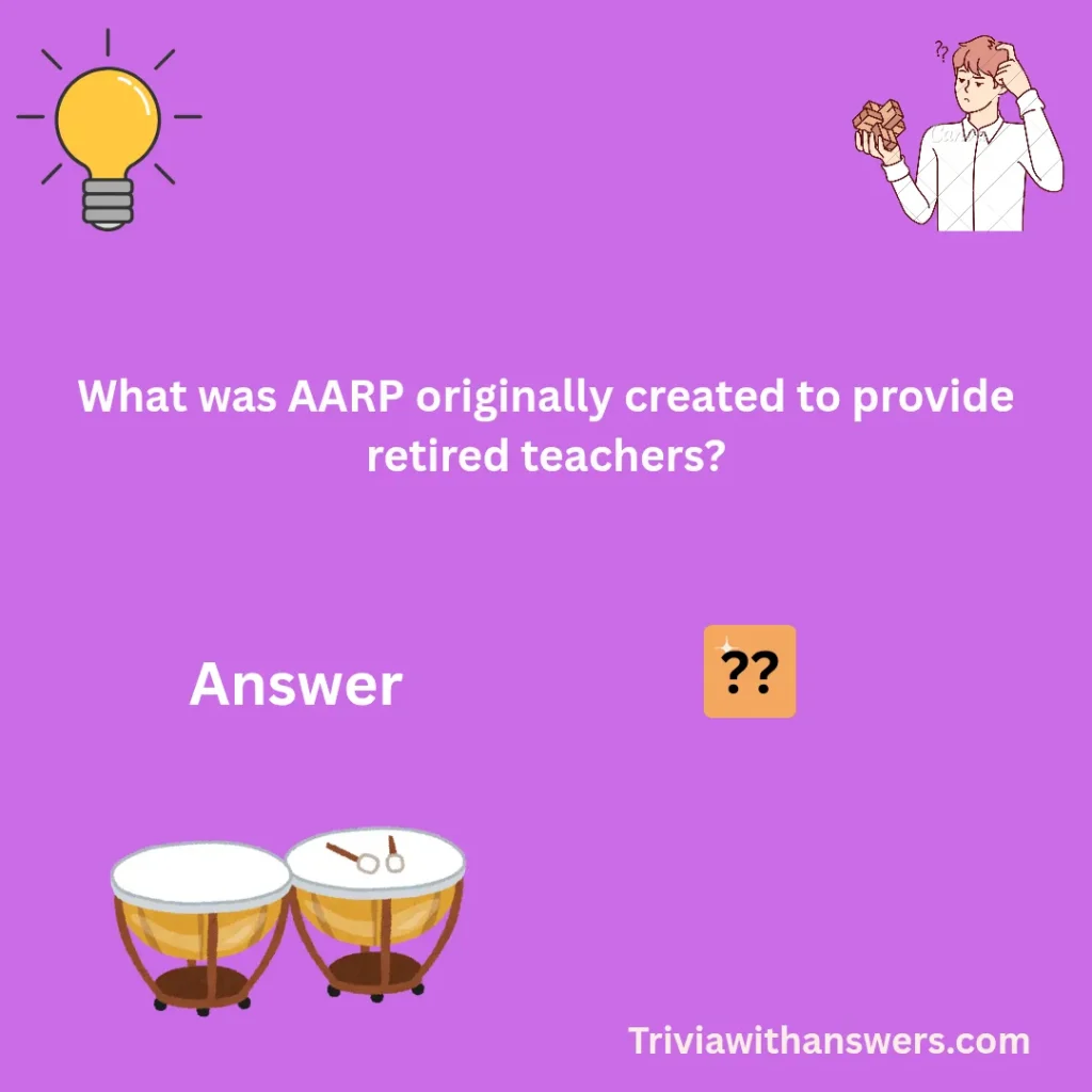 "AARP Trivia Questions"