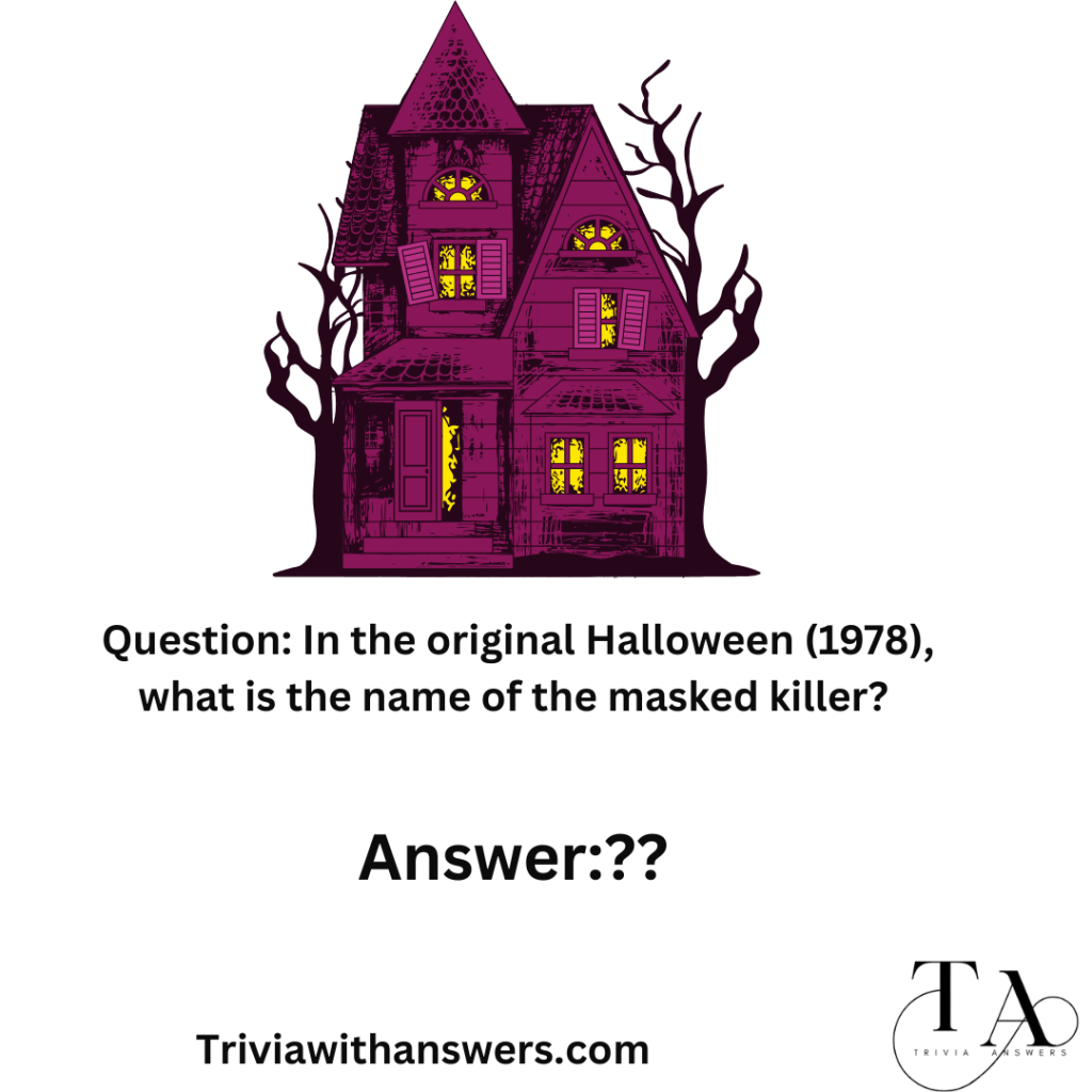 ""Halloween Horror Movie Trivia Questions & Answers'""