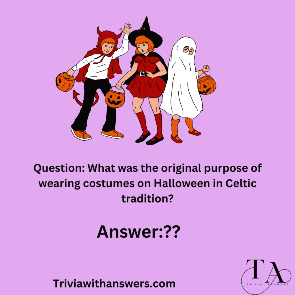 "Halloween Costume Trivia Questions and Answers"