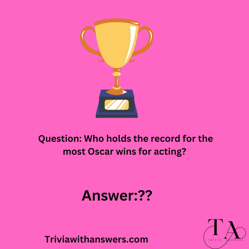 "Academy Awards Trivia Questions and Answers"
