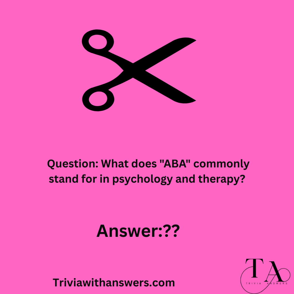 "Aba Trivia Questions and Answers"