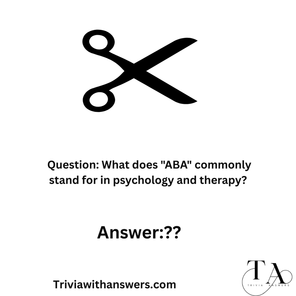 "Aba Trivia Questions and Answers"