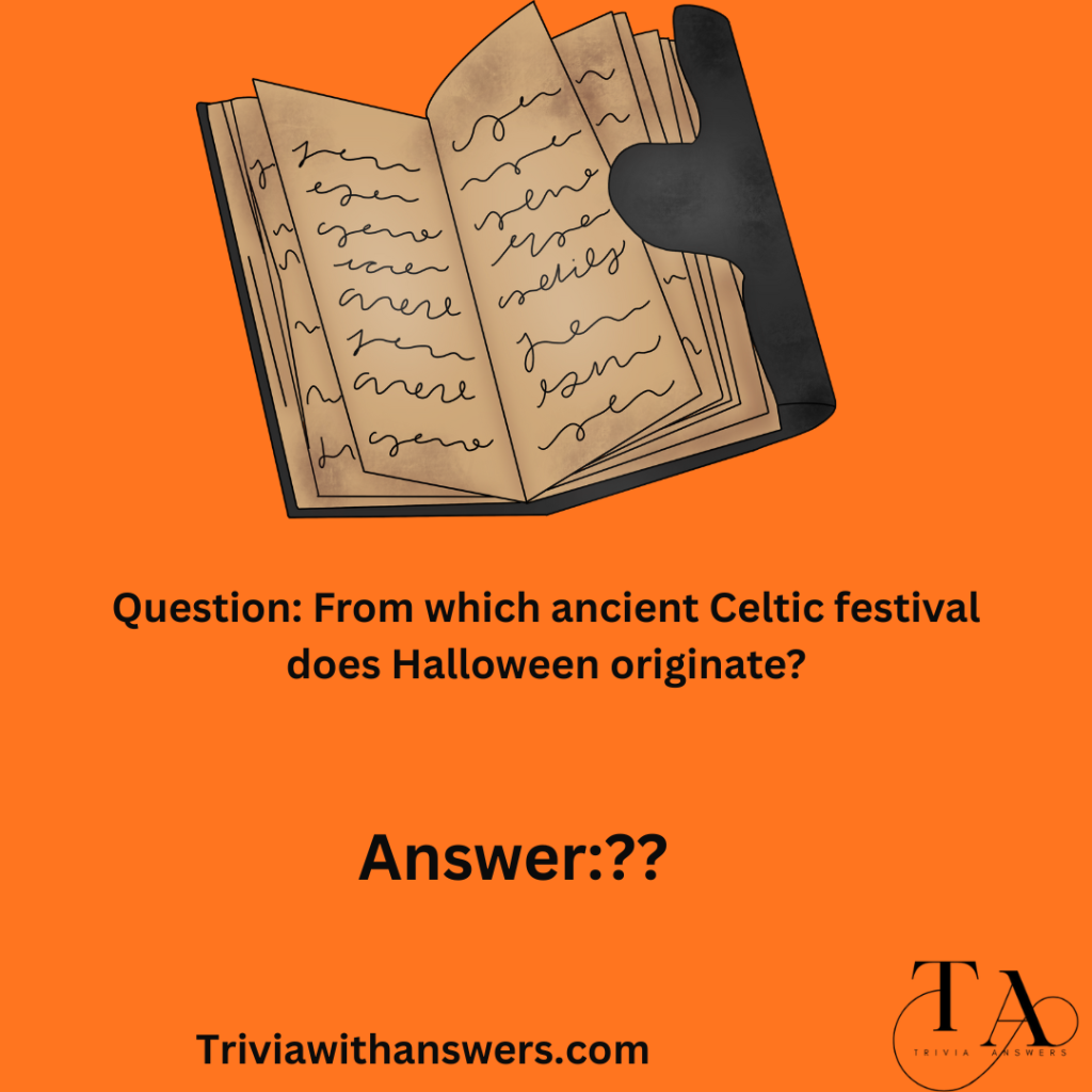 "Halloween History Trivia Questions"