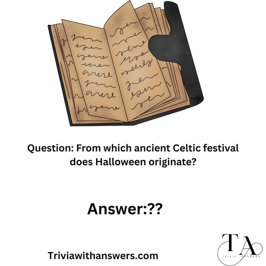 "Halloween History Trivia Questions"
