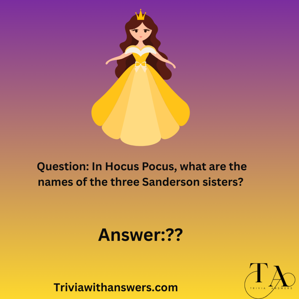 "Disney Halloween Trivia Questions and Answers"