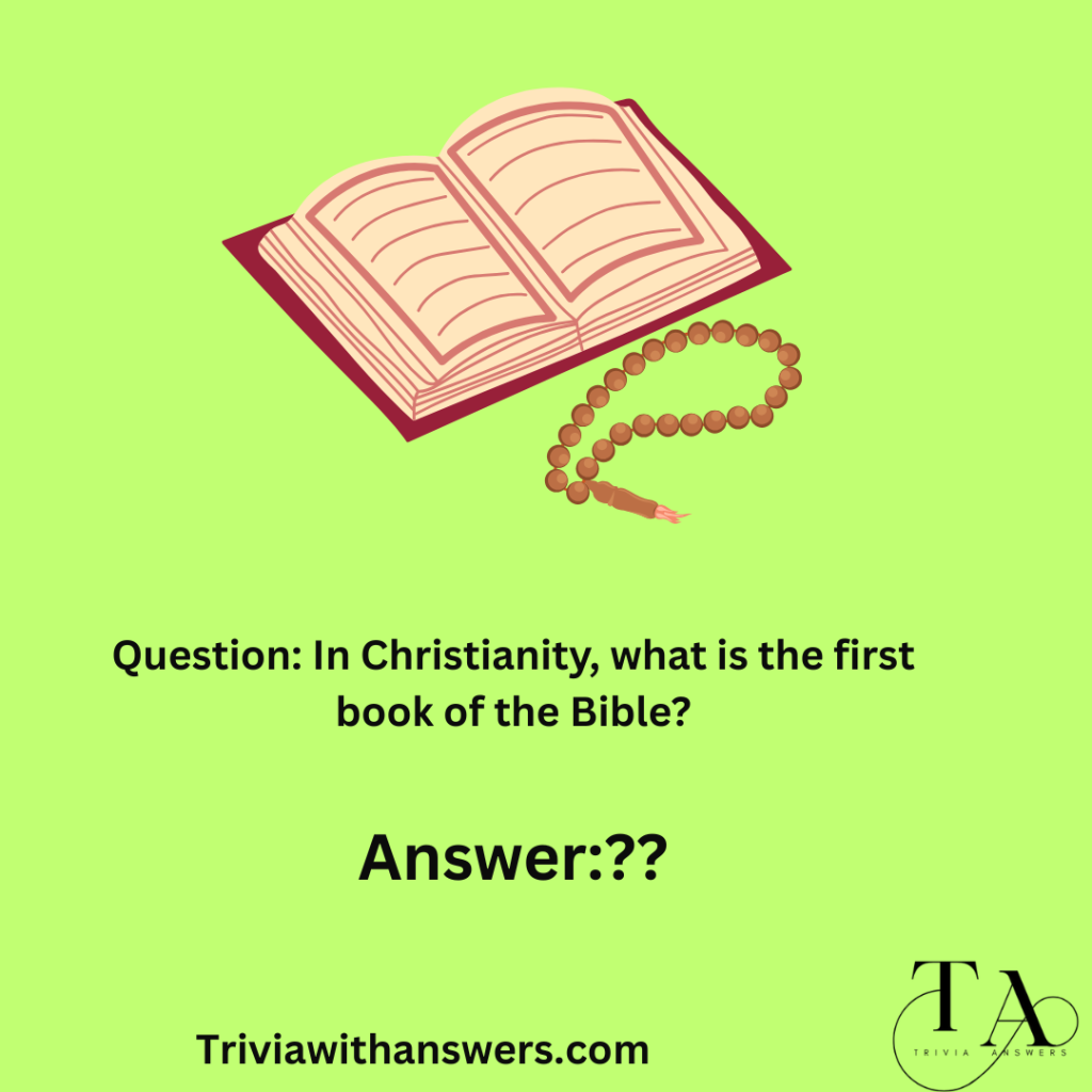 "Religion Trivia Questions and Answers"