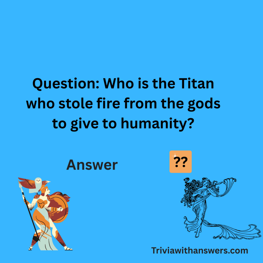 "Mythology Trivia Questions and Answers"