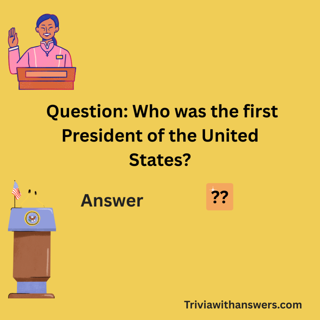 "Presidential Trivia Questions and Answers"