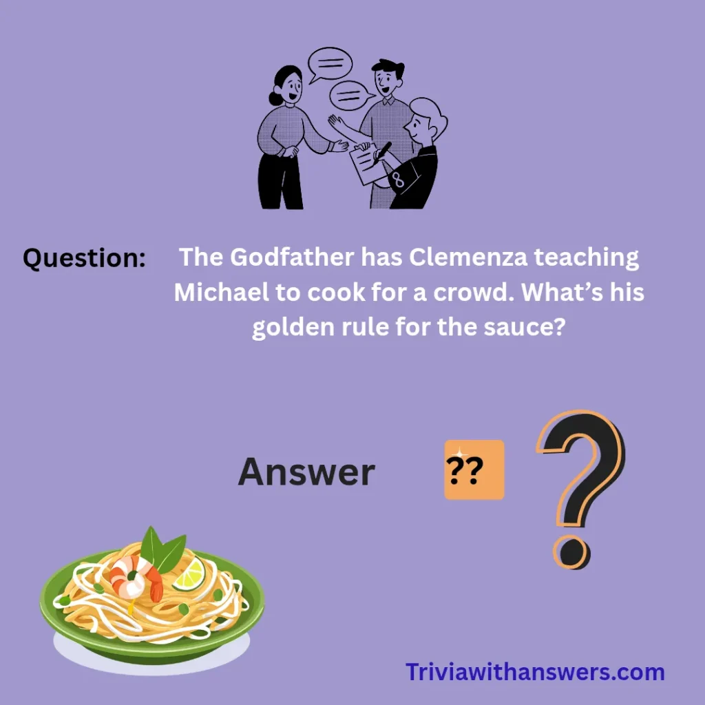 "Spaghetti Trivia Questions and Answers"