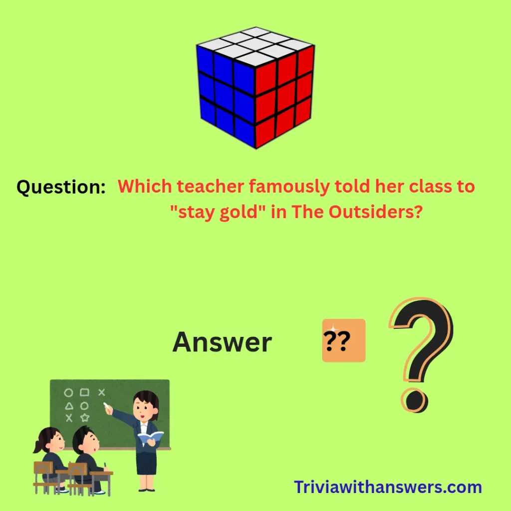 "Teacher Trivia Questions and Answers"