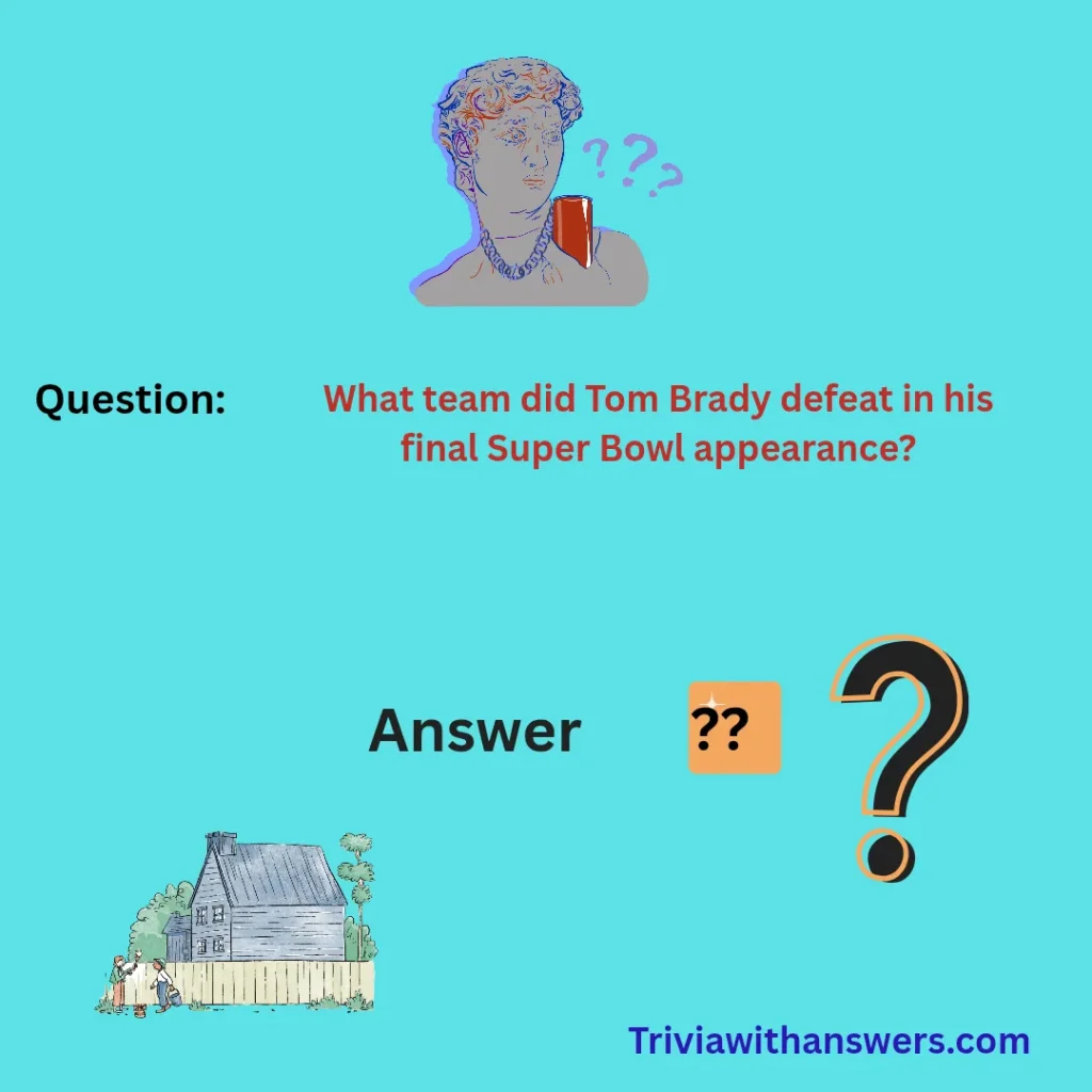 "Easy Tom Brady Trivia Question And Answers"