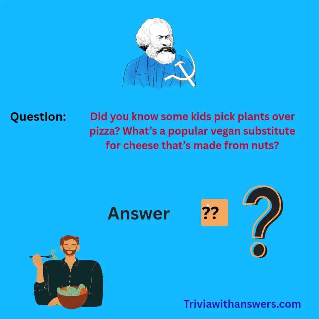 "Vegan Trivia Questions and Answers"