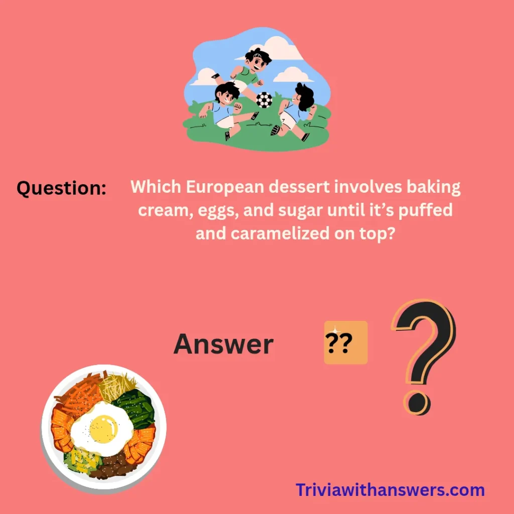 "Weird Food Trivia Questions and Answers"