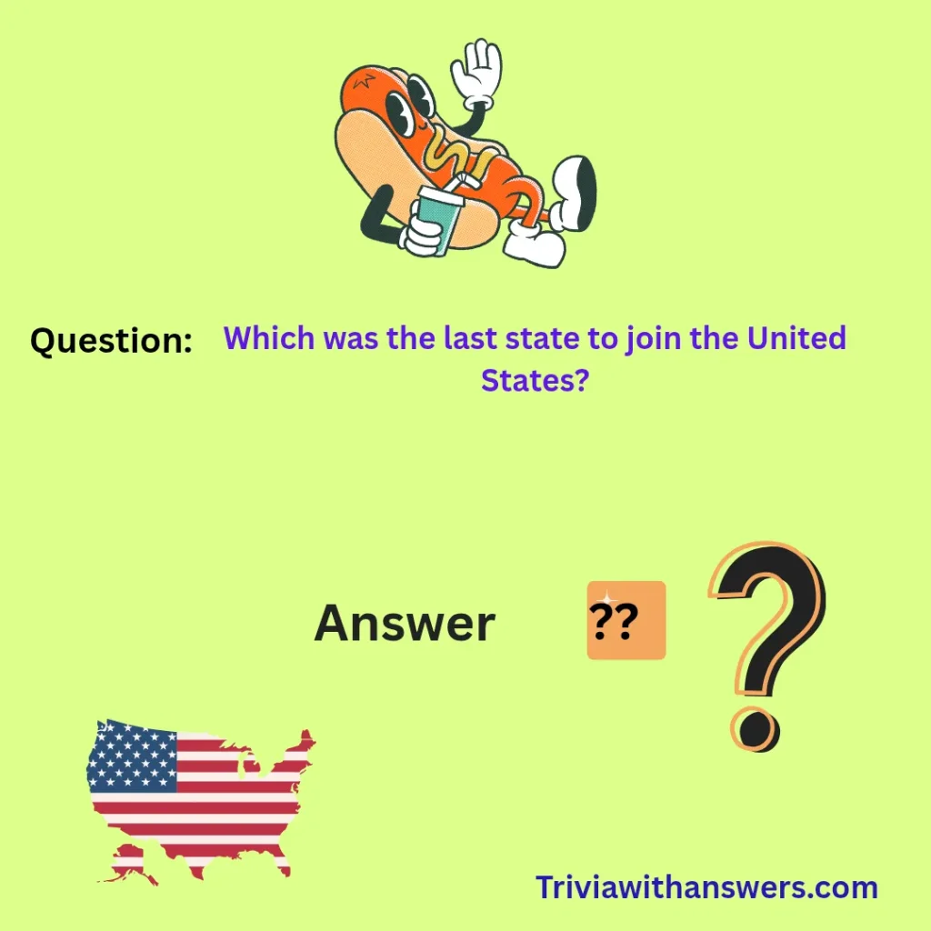 ""50 State Trivia Questions and Answers""