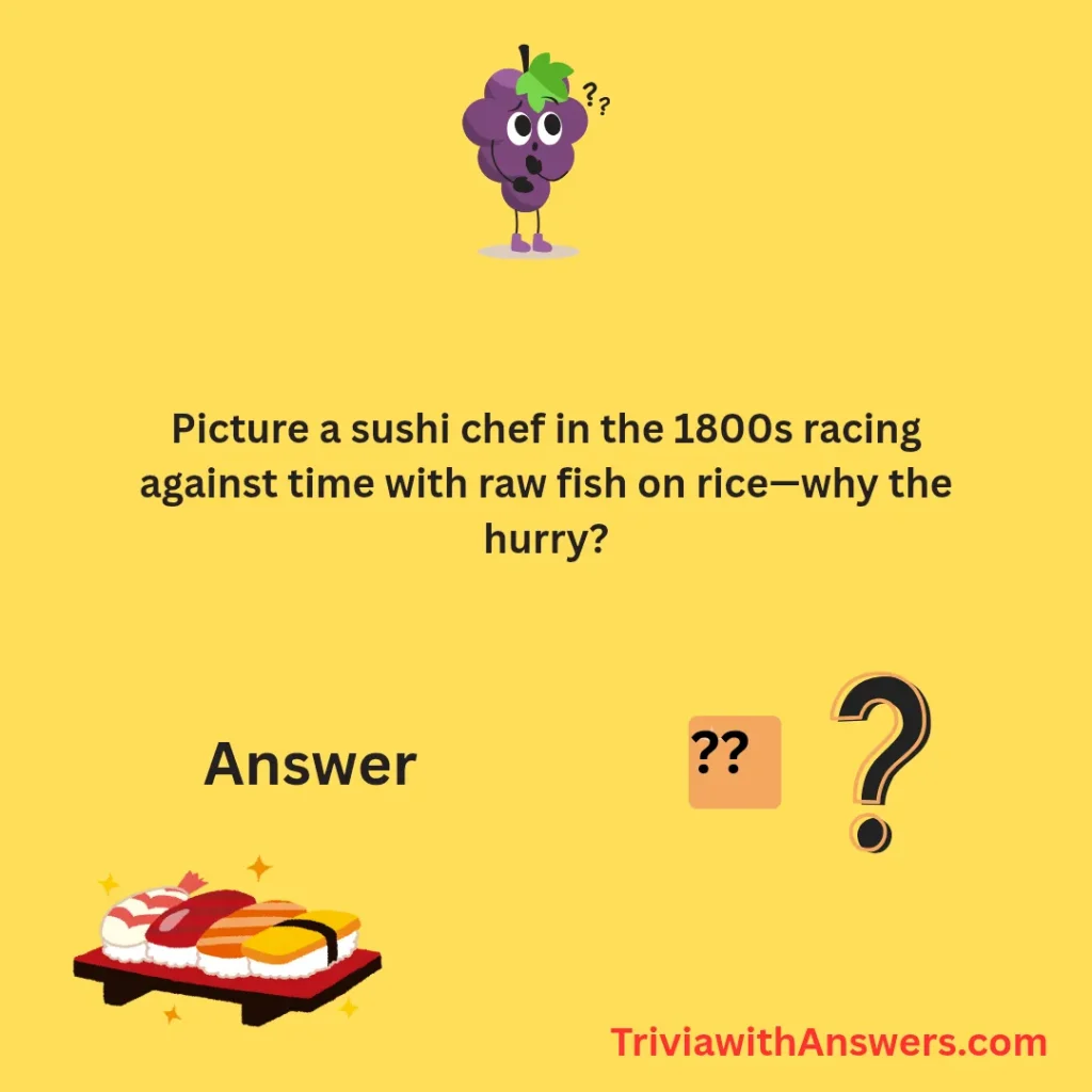 "Sushi Trivia Question And Answers"