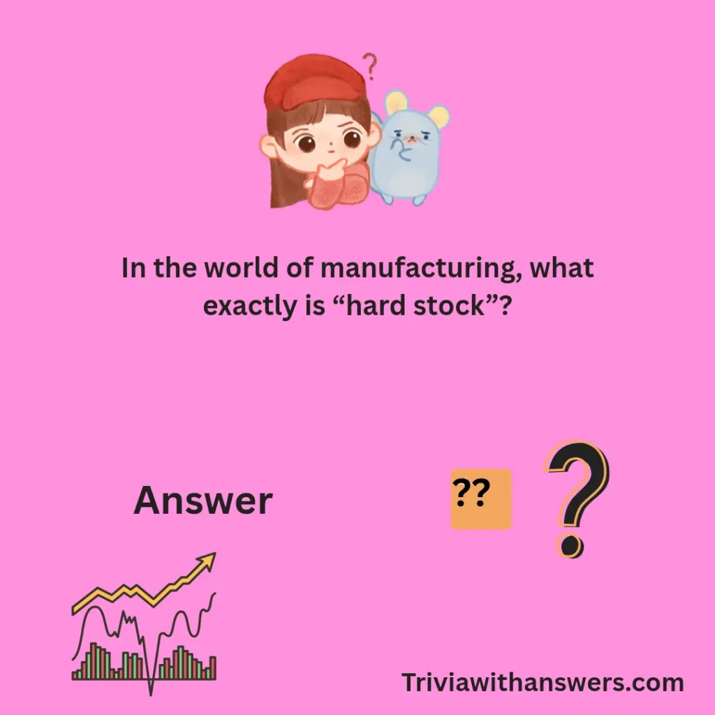 "Hard Stock Trivia Questions and Answers"