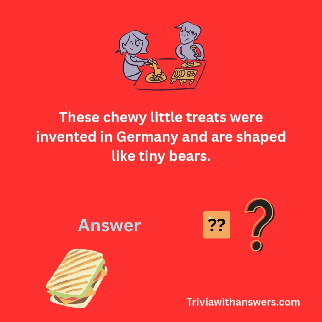 "Snack Trivia Questions and Answers Multiple Choice"