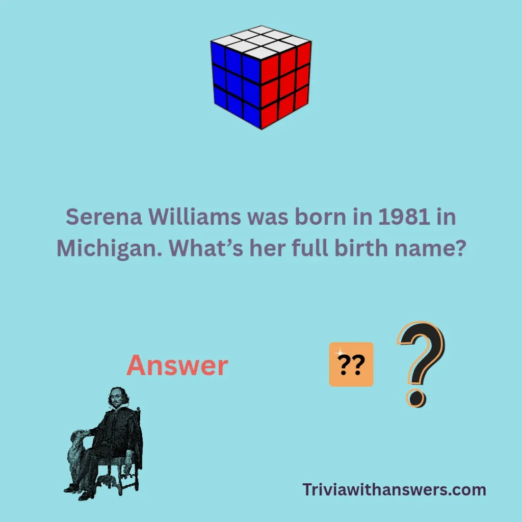 "Serena Williams Trivia Questions and Answers"