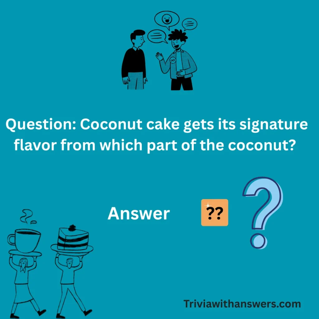 "Coconut Cake Trivia Questions and Answers "