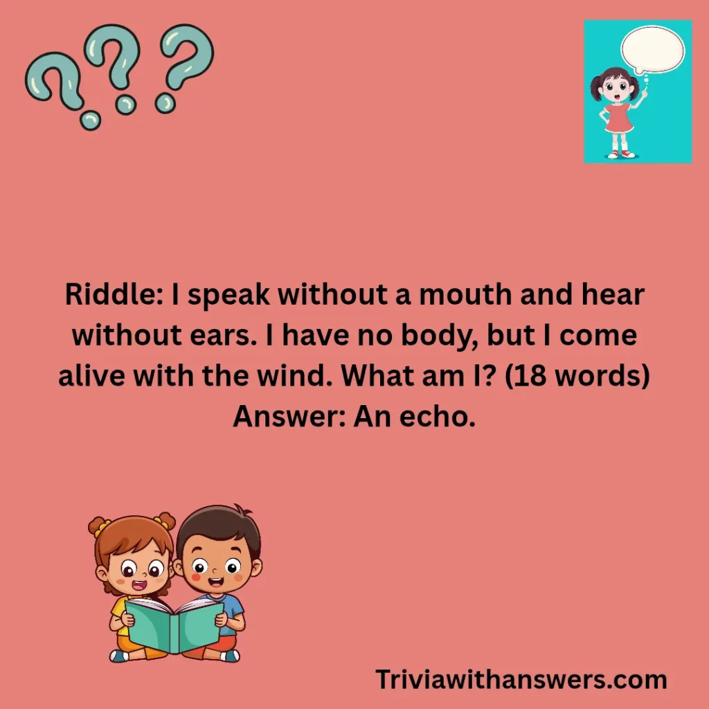 "Riddles for Kids With Answers "