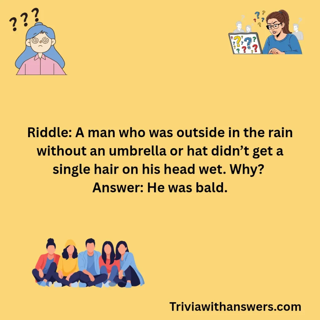 "Riddles with Answers for Adults"