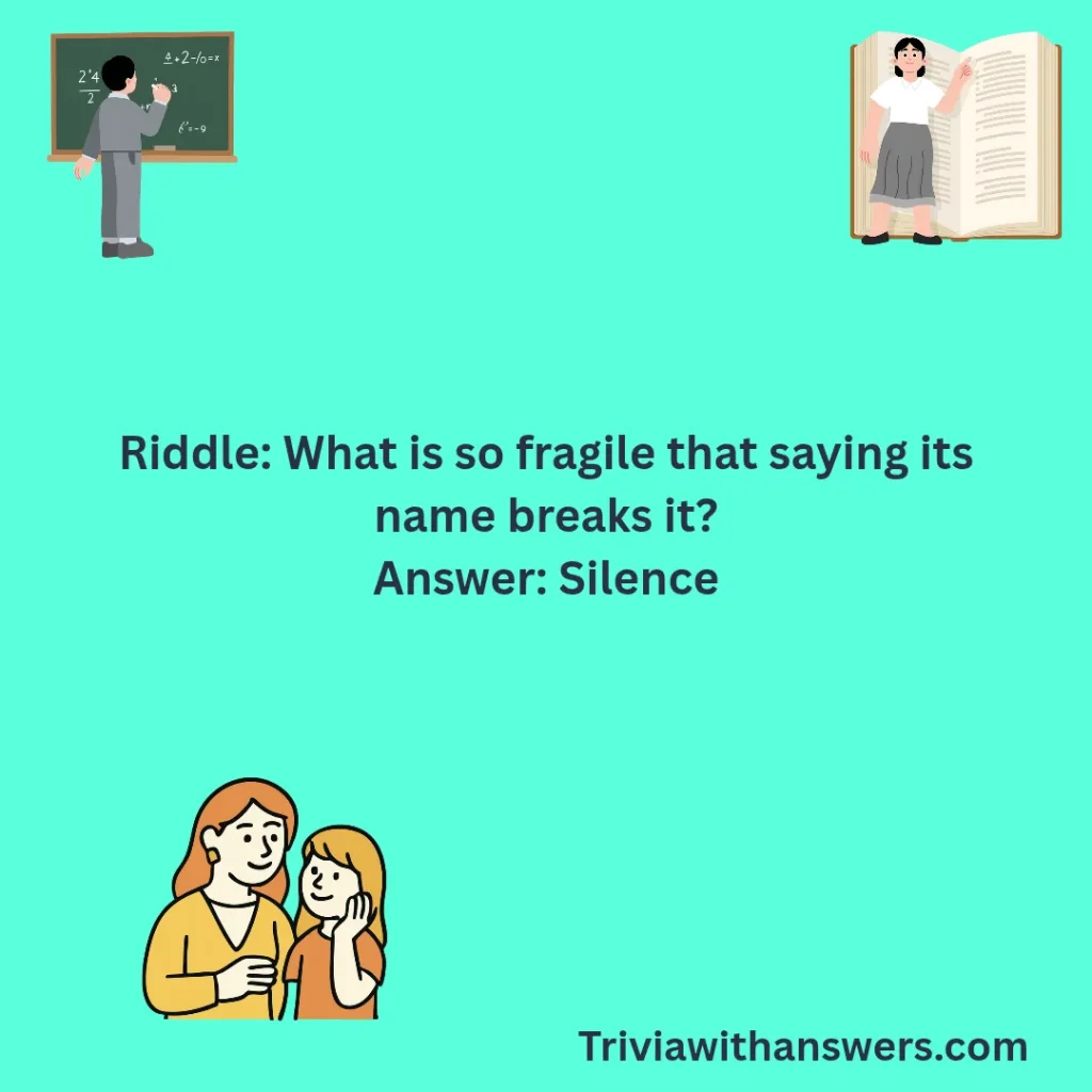 "Fun Riddles for Middle Schoolers"