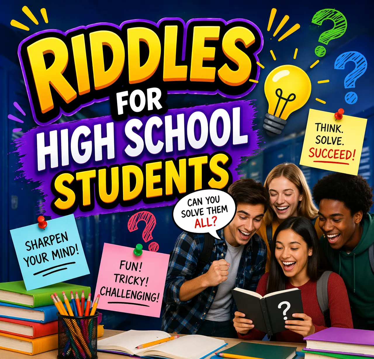 "Riddles for High School Students"