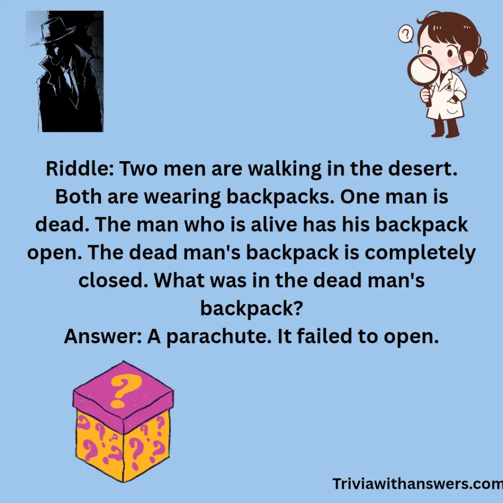 "Hard Murder Mystery Riddles"