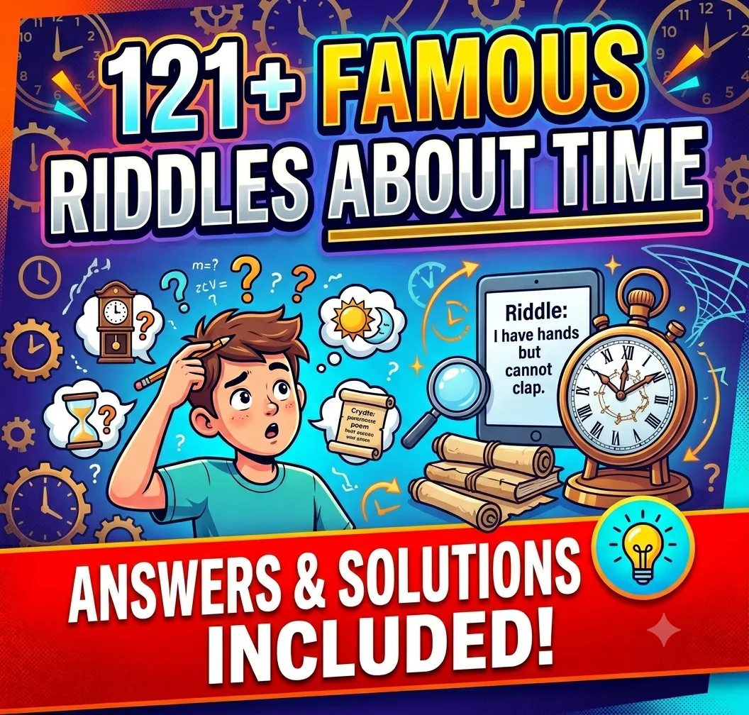 'Famous Riddles About Time With Answers"