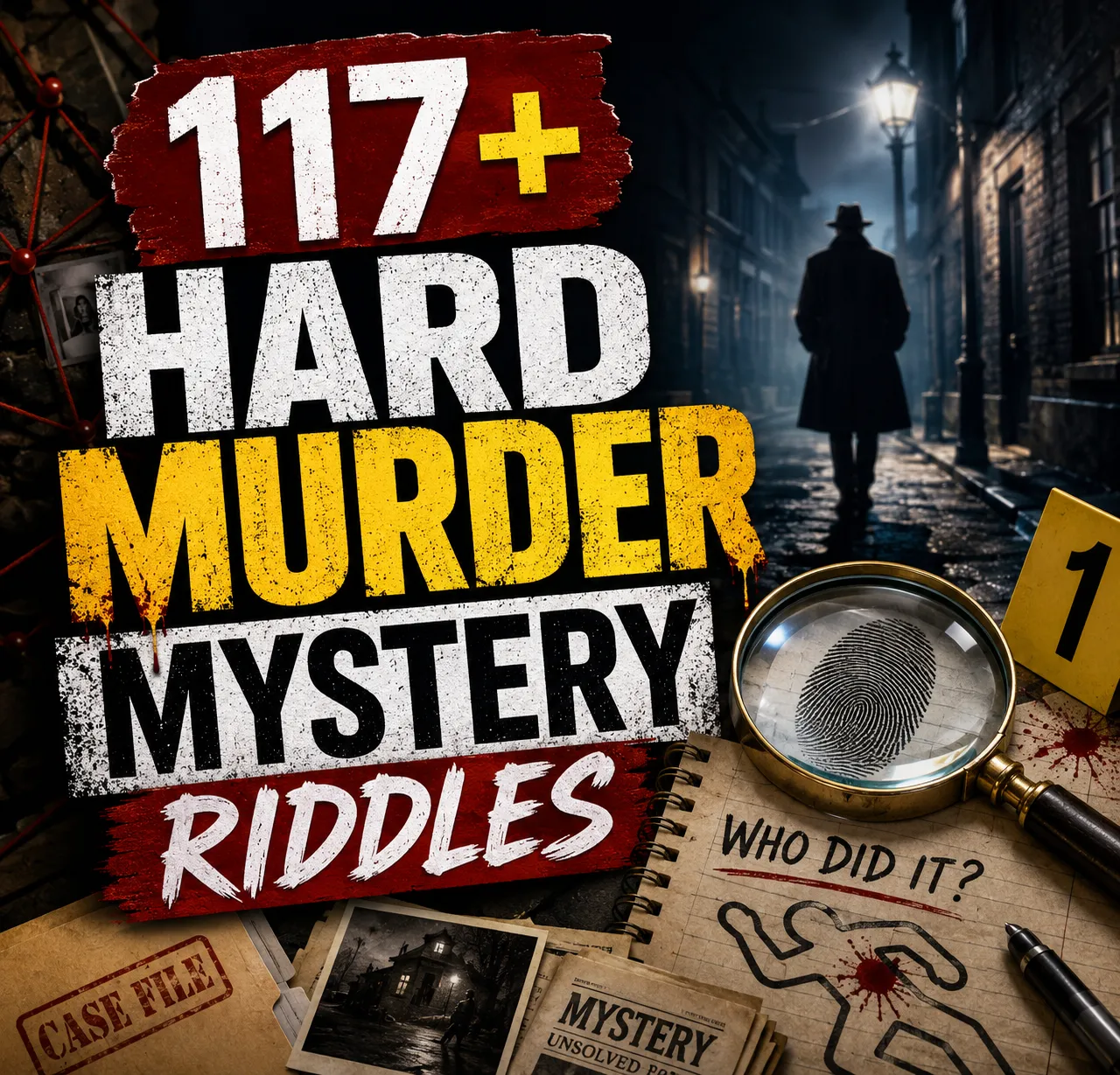 "Hard Murder Mystery Riddles"