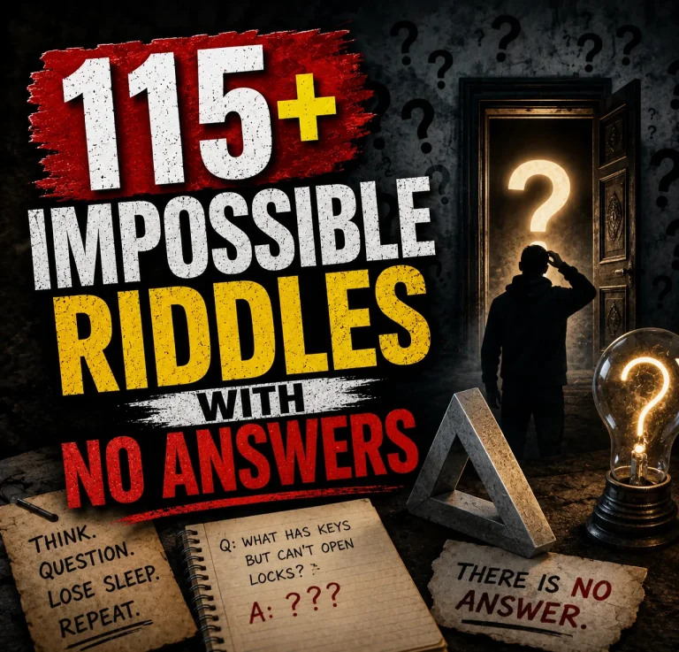 "Impossible Riddles With No Answers'